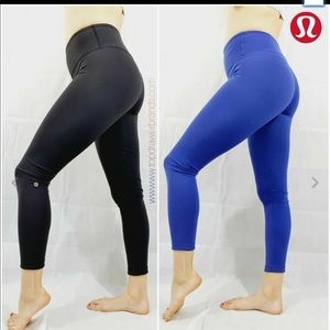 Reversible Lululemon Wunder Unders Turquoise/Black